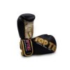 Boxing Gloves “Woman” for women - 10 oz, black-gold (Color Black - Gold, Gloves weight 10 oz, Gloves cut Without Label)