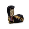 Boxing Gloves “Woman” for women - 10 oz, black-gold (Color Black - Gold, Gloves weight 10 oz, Gloves cut Without Label)