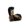 Boxing Gloves “Woman” for women - 10 oz, black-gold (Color Black - Gold, Gloves weight 10 oz, Gloves cut Without Label)