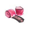 Hand-Wrap, elastic boxing bandage “Military” - 5 cm x 250 cm, TT-Design (Color White - Black, Dimensions 5 cm x 250 cm)