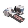 Hand-Wrap, elastic boxing bandage “Military” - 5 cm x 250 cm, TT-Design (Color White - Black, Dimensions 5 cm x 250 cm)