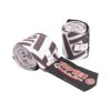 Hand-Wrap, elastic boxing bandage “Military” - 5 cm x 250 cm, TT-Design (Color White - Black, Dimensions 5 cm x 250 cm)