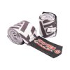 Hand-Wrap, elastic boxing bandage “Military” - 5 cm x 250 cm, TT-Design (Color White - Black, Dimensions 5 cm x 250 cm)
