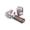 Hand-Wrap, elastic boxing bandage “Military” - 5 cm x 250 cm, TT-Design (Color White - Black, Dimensions 5 cm x 250 cm)