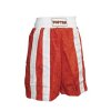 Shorts “Two Stripes” - size S = 160 cm, red-white (Size S, 160 cm, Color Red - White)