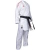 Karate Gi “Air Deluxe” - 150 cm, with shoulder embroidery in red (Color White - Red, Size 150 cm, Gloves cut Without Label)