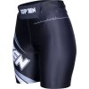 MMA Vale Tudo Women Short Tights “Fight Team” - black, size S (Size S, Color Black, Gloves cut Without Label)