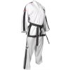 Taekwon-Do Instructor Dobok “Diamond” (4th - 6th Dan) (ITF approved) - white, size 160 cm (Color White, Size 160 cm)