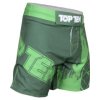MMA-Shorts “Power Ink” - red, size S (Size S, Color Red)