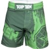 MMA-Shorts “Power Ink” - red, size S (Size S, Color Red)