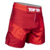 MMA-Shorts “Power Ink” - red, size S (Size S, Color Red)