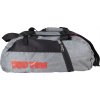 Backpack-Sportsbag-Dufflebag combination “Grey” - 55 cm x 29 cm x 27 cm, grey-red (Color Gray - Red, Dimensions 55 cm x 29 cm x 27 cm, Gloves cut Without Label)