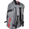 Backpack-Sportsbag-Dufflebag combination “Grey” - 55 cm x 29 cm x 27 cm, grey-red (Color Gray - Red, Dimensions 55 cm x 29 cm x 27 cm, Gloves cut Without Label)