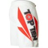 MMA-Shorts “Triangle” - size XL = 190 cm, white-red (Size XL, 190 cm, Color White - Red, Gloves cut Without Label)