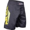 MMA-Shorts “Triangle” - size XL = 190 cm, white-red (Size XL, 190 cm, Color White - Red, Gloves cut Without Label)