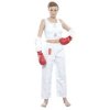 Forearm guard (WKF approved) - white, size S (Size S, Color White)