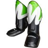 Shin and Instep Guard “Wave” (Farba Black - Red, Veľ. S)
