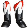 Shin and Instep Guard “Wave” (Farba Black - Red, Veľ. S)