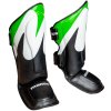 Shin and Instep Guard “Wave” (Farba Black - Red, Veľ. S)