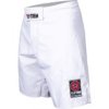 MMA-Shorts “Morituri Te Salutant for Kids - size XS = 150 cm, white (Size XS, 150 cm, Color White, Gloves cut Without Label)