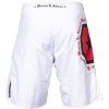 MMA-Shorts “Morituri Te Salutant for Kids - size XS = 150 cm, white (Size XS, 150 cm, Color White, Gloves cut Without Label)