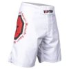 MMA-Shorts “Morituri Te Salutant for Kids - size XS = 150 cm, white (Size XS, 150 cm, Color White, Gloves cut Without Label)