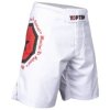 MMA-Shorts “Morituri Te Salutant for Kids - size XS = 150 cm, white (Size XS, 150 cm, Color White, Gloves cut Without Label)