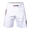 MMA-Shorts “Morituri Te Salutant for Kids - size XS = 150 cm, white (Size XS, 150 cm, Color White, Gloves cut Without Label)