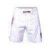 MMA-Shorts “Morituri Te Salutant for Kids - size XS = 150 cm, white (Size XS, 150 cm, Color White, Gloves cut Without Label)