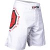 MMA-Shorts “Morituri Te Salutant for Kids - size XS = 150 cm, white (Size XS, 150 cm, Color White, Gloves cut Without Label)