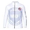 Training jacket “WKF Zeal” - white, size XS (Size XS, Color White)