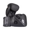 Boxing gloves “4select” Leather - green-black, 10 oz (Color Green - Black, Gloves weight 10 oz, Gloves cut Standard)