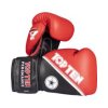 Boxing gloves “4select” Leather - green-black, 10 oz (Color Green - Black, Gloves weight 10 oz, Gloves cut Standard)
