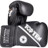 Boxing gloves “4select” Leather - green-black, 10 oz (Color Green - Black, Gloves weight 10 oz, Gloves cut Standard)
