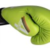Boxing gloves “4select” Leather - green-black, 10 oz (Color Green - Black, Gloves weight 10 oz, Gloves cut Standard)