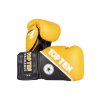 Boxing gloves “4select” Leather - green-black, 10 oz (Color Green - Black, Gloves weight 10 oz, Gloves cut Standard)