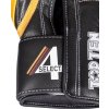 Boxing gloves “4select” Leather - green-black, 10 oz (Color Green - Black, Gloves weight 10 oz, Gloves cut Standard)