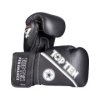 Boxing gloves “4select” Leather - green-black, 10 oz (Color Green - Black, Gloves weight 10 oz, Gloves cut Standard)