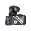 Boxing gloves “4select” Leather - green-black, 10 oz (Color Green - Black, Gloves weight 10 oz, Gloves cut Standard)