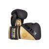 Boxing gloves “4select” Leather - green-black, 10 oz (Color Green - Black, Gloves weight 10 oz, Gloves cut Standard)