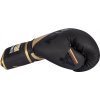 Boxing gloves “4select” Leather - green-black, 10 oz (Color Green - Black, Gloves weight 10 oz, Gloves cut Standard)