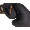 Boxing gloves “4select” Leather - green-black, 10 oz (Color Green - Black, Gloves weight 10 oz, Gloves cut Standard)
