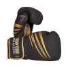 Boxing gloves “4select” Leather - green-black, 10 oz (Color Green - Black, Gloves weight 10 oz, Gloves cut Standard)