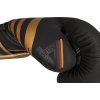 Boxing gloves “4select” Leather - green-black, 10 oz (Color Green - Black, Gloves weight 10 oz, Gloves cut Standard)