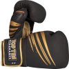 Boxing gloves “4select” Leather - green-black, 10 oz (Color Green - Black, Gloves weight 10 oz, Gloves cut Standard)