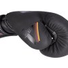 Boxing gloves “4select” Leather - green-black, 10 oz (Color Green - Black, Gloves weight 10 oz, Gloves cut Standard)