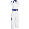 Kickboxing uniform “Star Edition” for Kids - size 130 = 130 cm, white-gold (Size 130, 130 cm, Color White - Gold)
