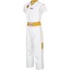 Kickboxing uniform “Star Edition” for Kids - size 130 = 130 cm, white-gold (Size 130, 130 cm, Color White - Gold)