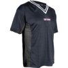 T-Shirt, V-Neck for kickboxing “SlimFit” - black, size 120 = 120 cm (Size 120, 120 cm, Color Black, Gloves cut Without Label)