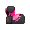 Boxing gloves “Dragon” - 10 oz, red-black (Color Red - Black, Gloves weight 10 oz, Gloves cut Without Label)